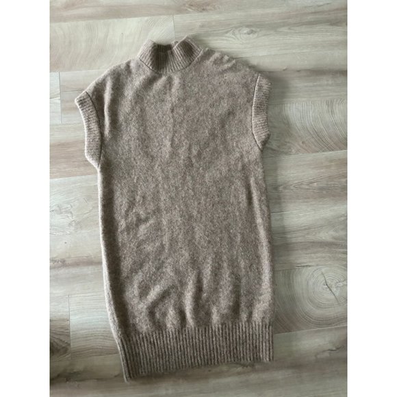 Banana Republic Adi Alpaca-Blend Sweater Dress in Camel - Picture 3 of 4